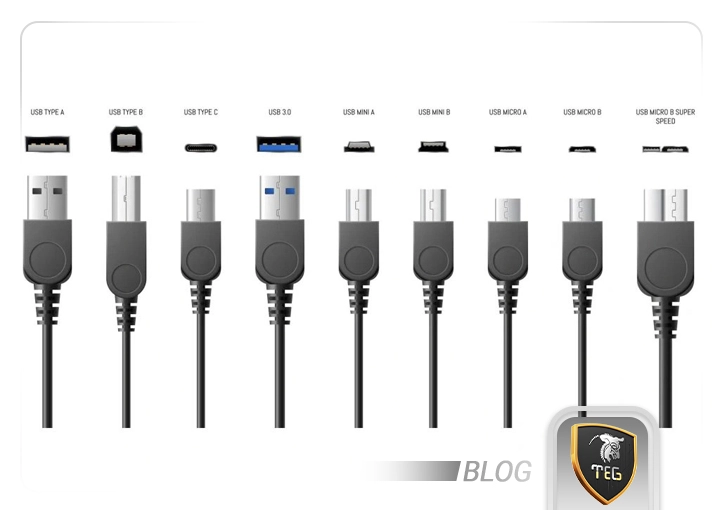 انواع پورت USB و مشخصات و ویژگی فنی آنها