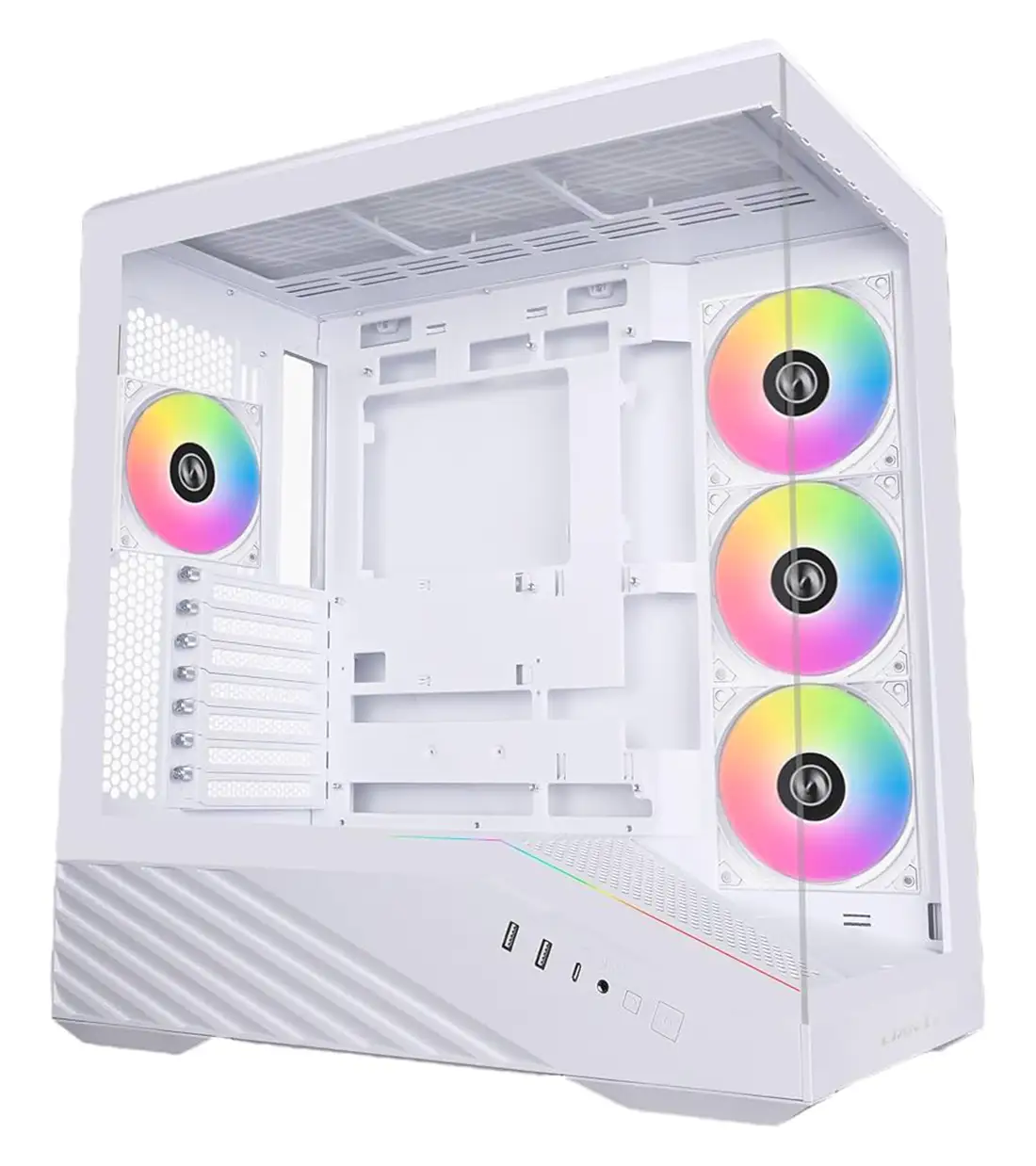 کیس گیمینگ لیان لی Vector V100R White