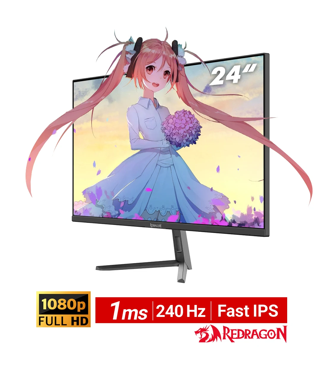 مانیتور گیمینگ 24 اینچ ردراگون GMW2481SE
