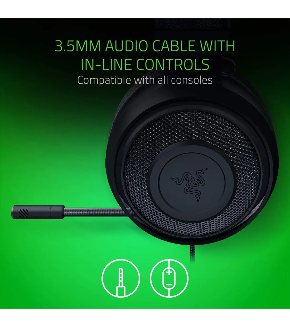 خرید هدست Razer Kraken X Lite - سیاه