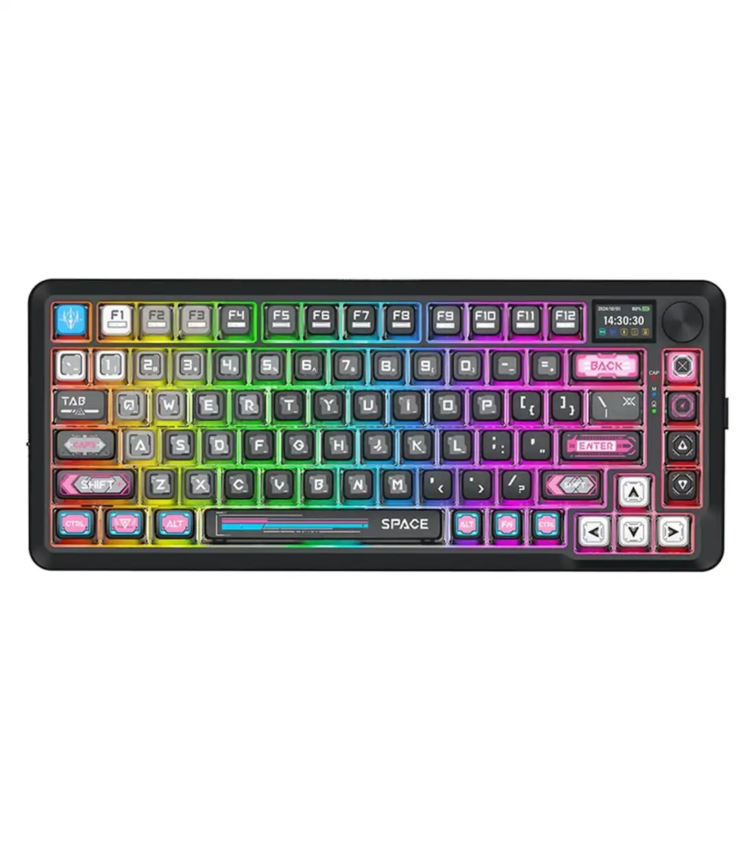 کیبورد بی سیم گیمینگ ردراگون FLEKACT K708 MC PRO RGB