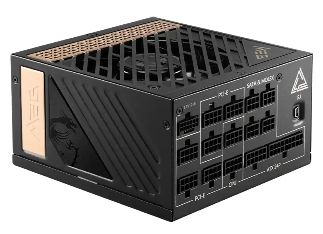 MSI MEG Ai1300P PCIE5 Full Modular 1300W Power Supply