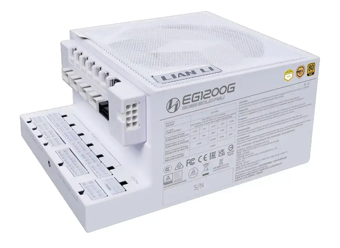 LianLi EDGE 1000 UK White Full Modular Power Supply