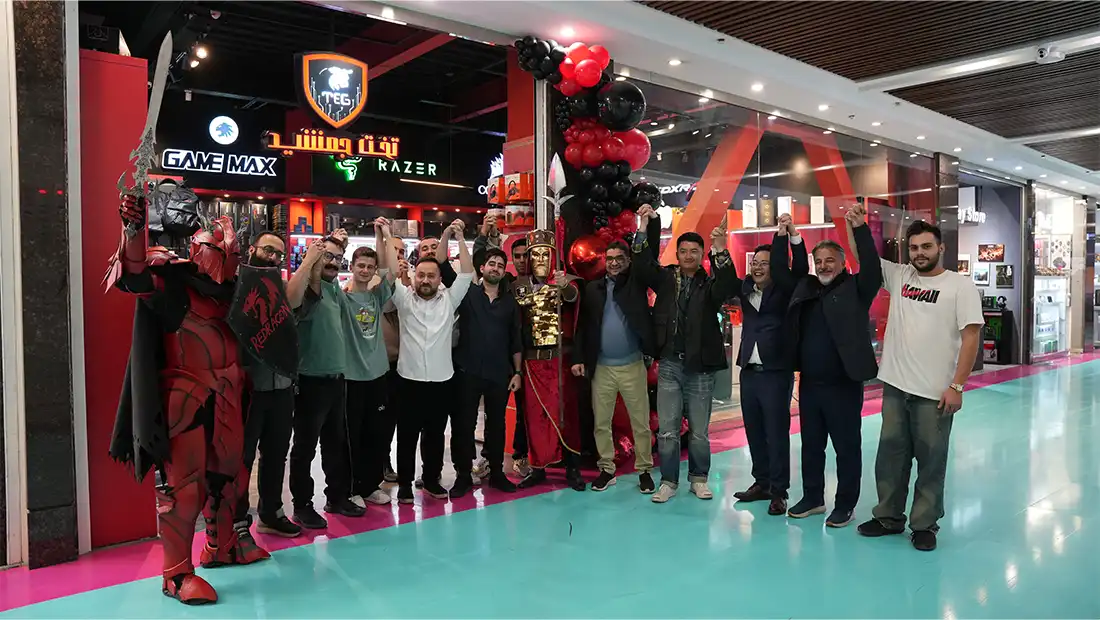 ورود تیم Redragon به ایران !